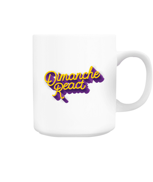 Mug Dimanche React
